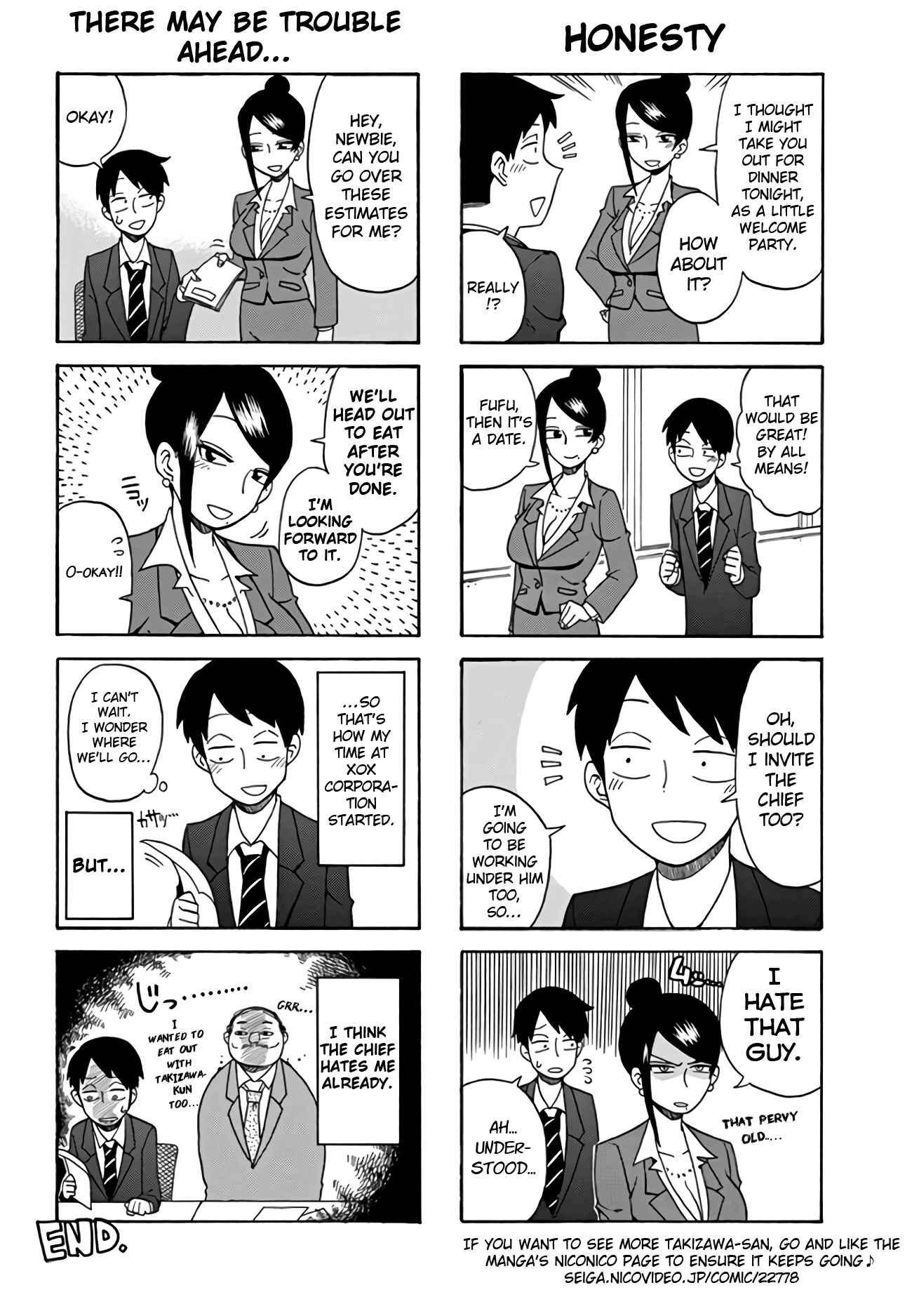 Bijin Onna Joushi Takizawa-san Chapter 1 - Page 8