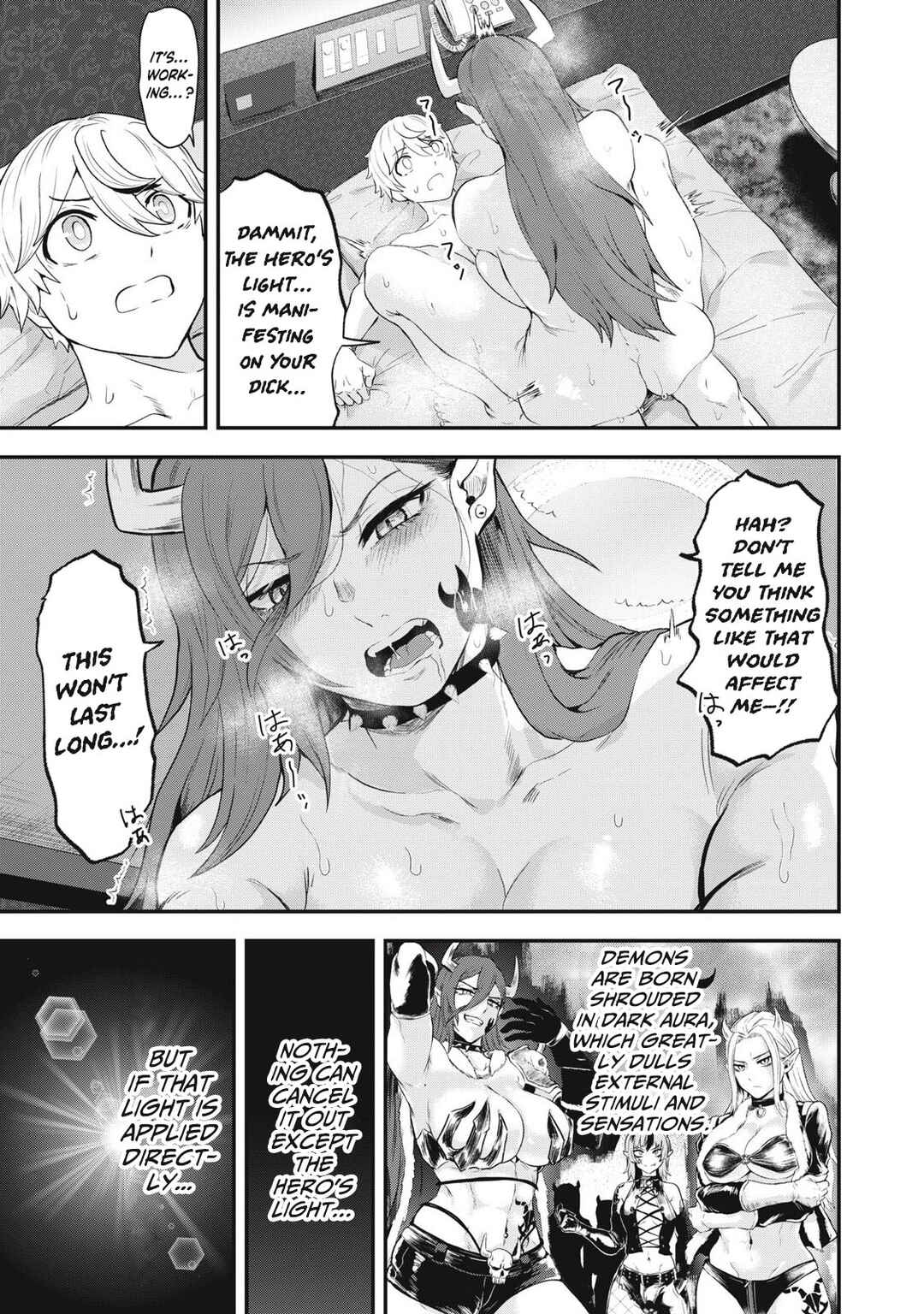 Sei-jun Ecstasy: XXX Shinai to Derarenai Heya de Mazoku o Buttaoshimasu Chapter 1 - Page 35