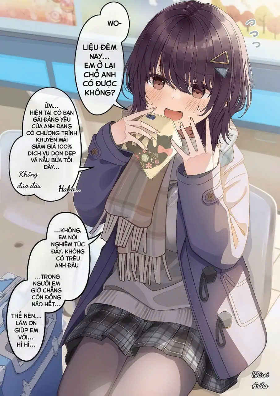 Enkyori Kanojo ga Ai ni Kita. Chapter 2 - Page 3