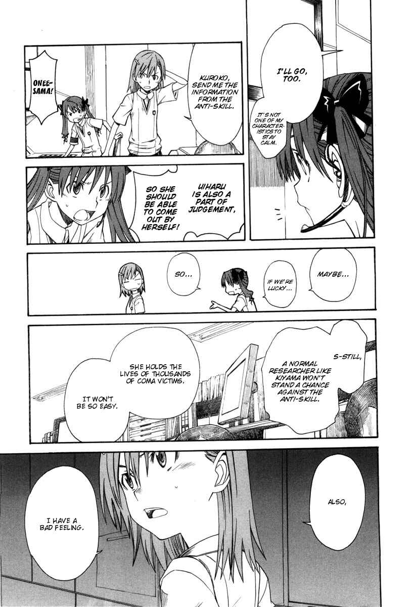 Toaru Majutsu no Index Gaiden: Toaru Kagaku no Railgun Chapter 12 - Page 14