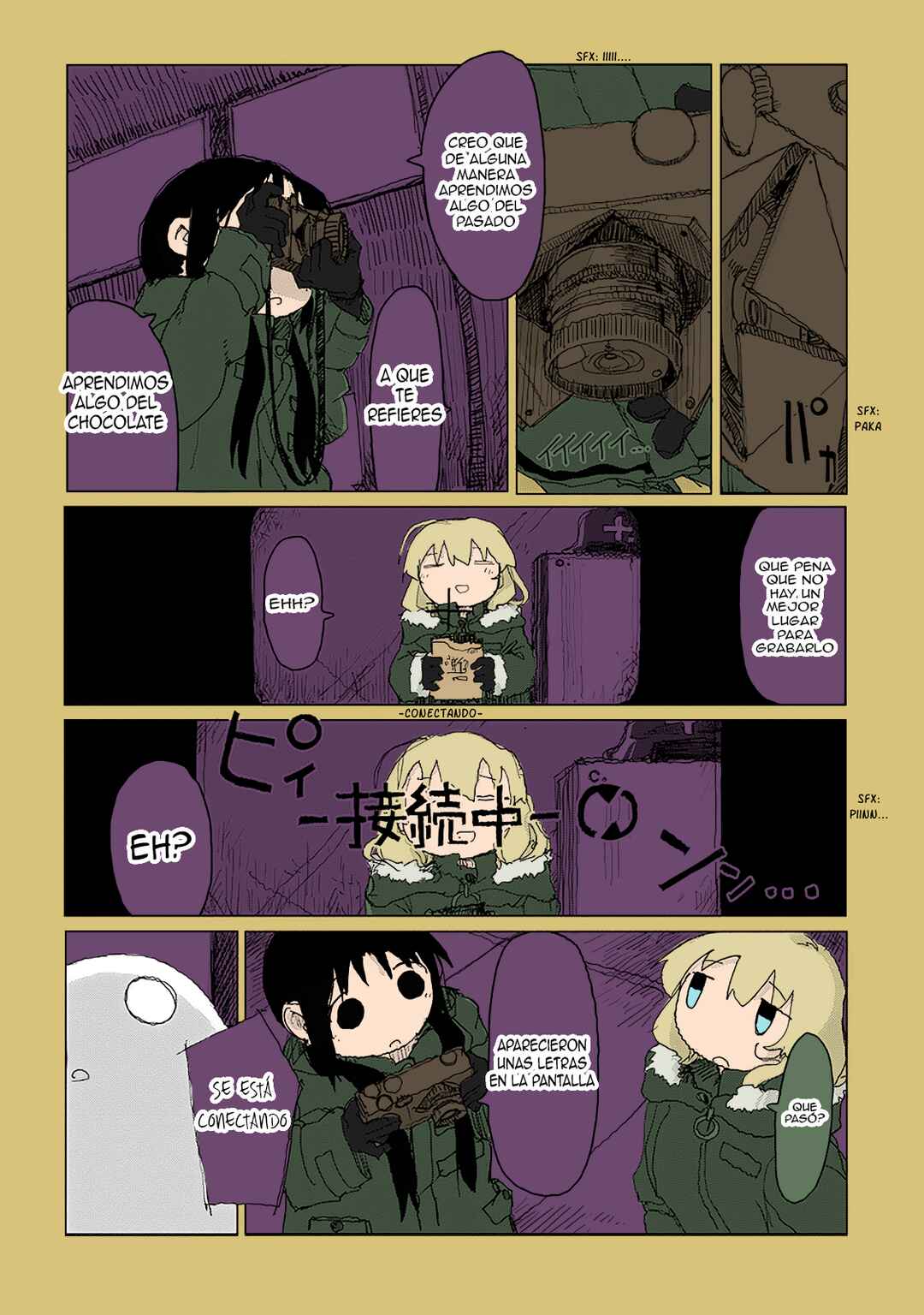 Shoujo Shuumatsu Ryokou (Fan Colored) Chapter 27 - Page 10
