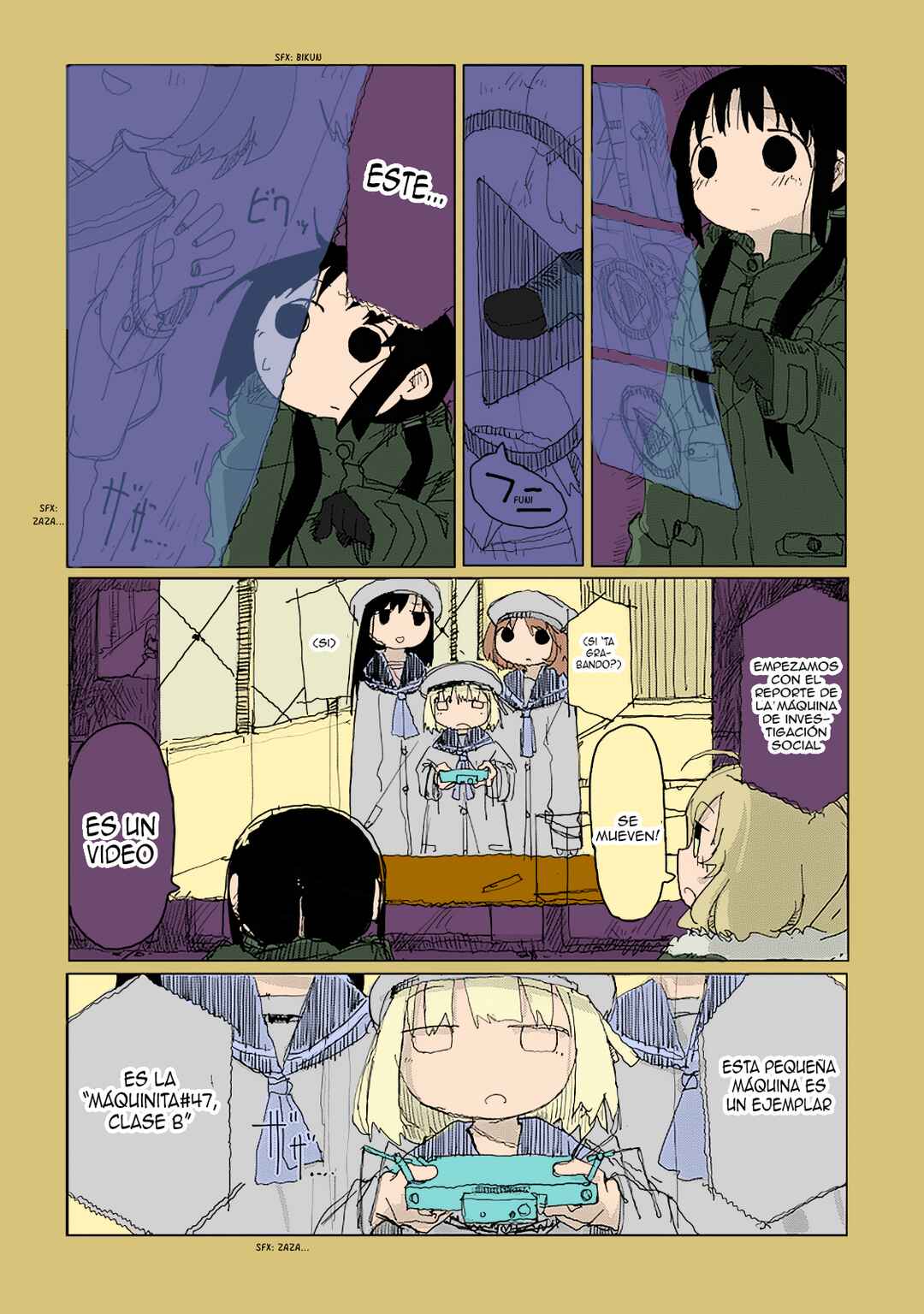 Shoujo Shuumatsu Ryokou (Fan Colored) Chapter 27 - Page 15