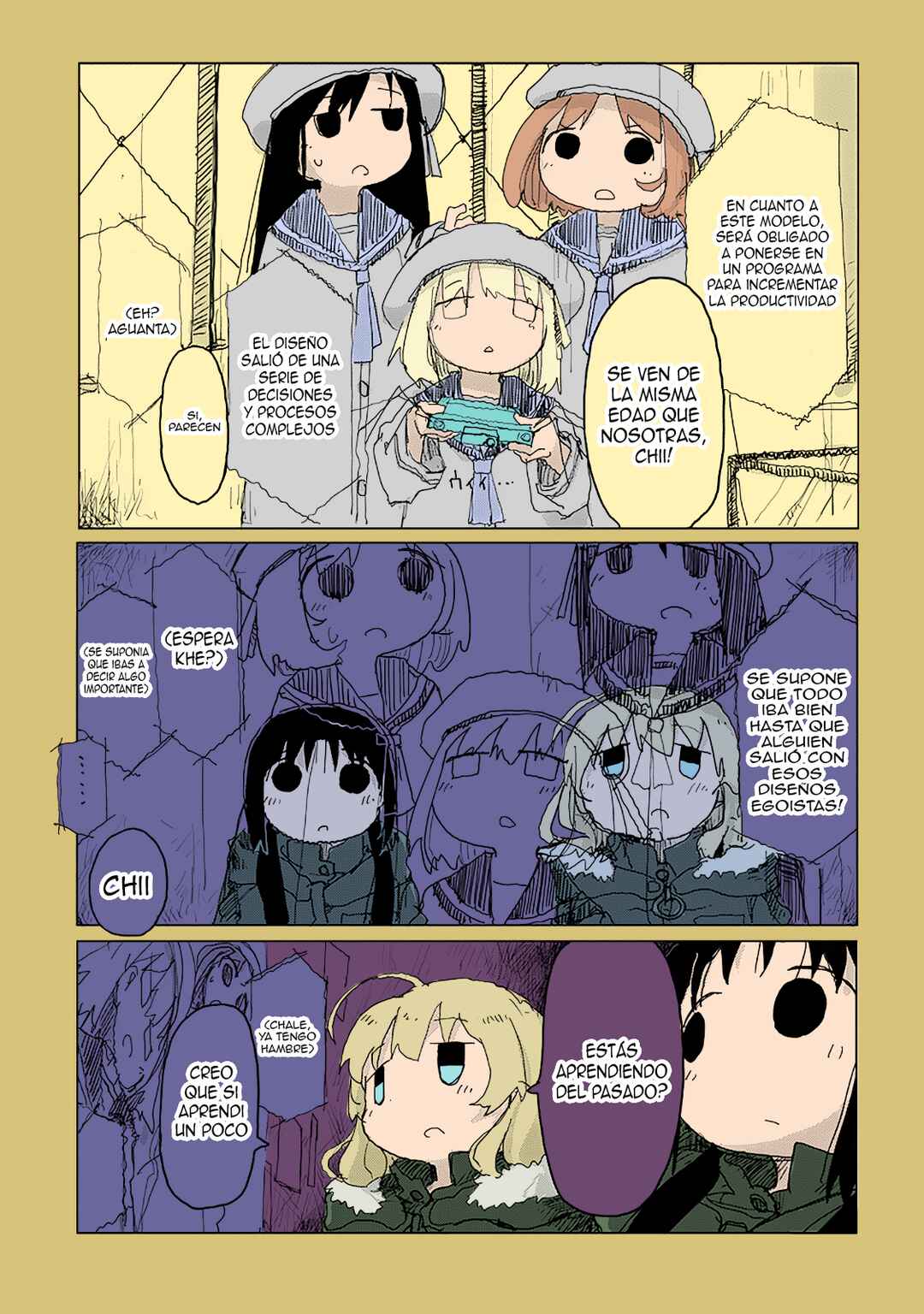 Shoujo Shuumatsu Ryokou (Fan Colored) Chapter 27 - Page 16