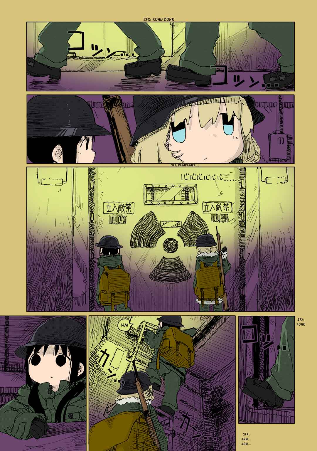 Shoujo Shuumatsu Ryokou (Fan Colored) Chapter 27 - Page 3