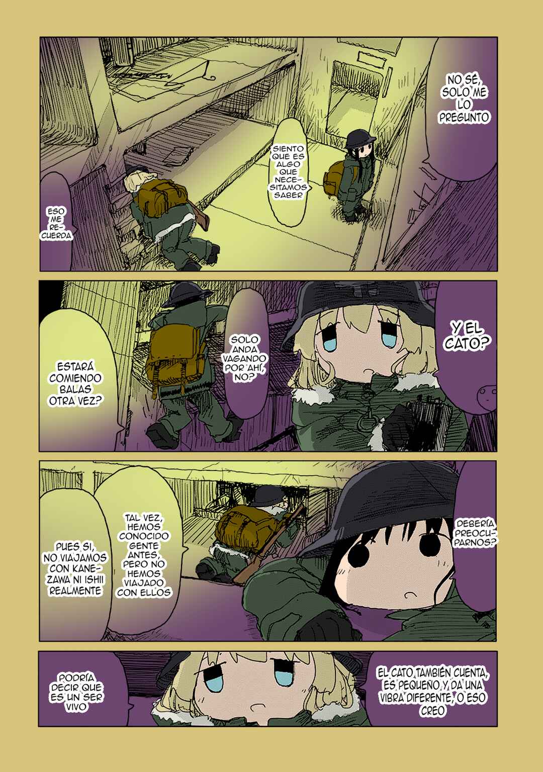 Shoujo Shuumatsu Ryokou (Fan Colored) Chapter 27 - Page 6
