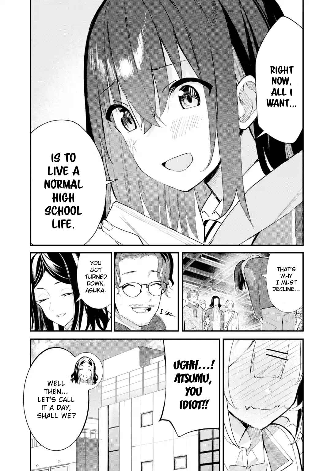 Urakata de Support Shiteta Geinou Ikka wo Tsuihou Sareta Boku wa, Futsuu no Seishun wo Ouka Shitai Chapter 13 - Page 21