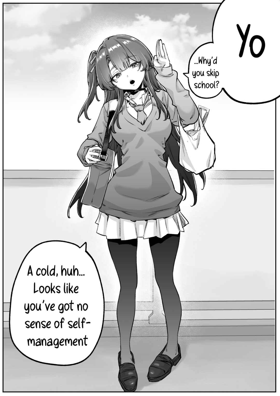 Kyori-kan ga Bagutteru Downer Gyaru-chan Chapter 9 - Page 1