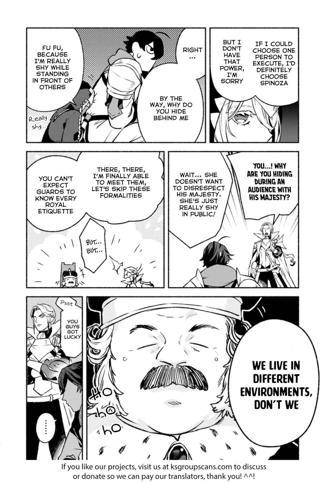Sono Monban, Saikyou ni Tsuki: Tsuihou Sareta Bougyoryoku 9999 no Senshi, Outo no Monban to shite Musou Suru Chapter 14.1 - Page 11