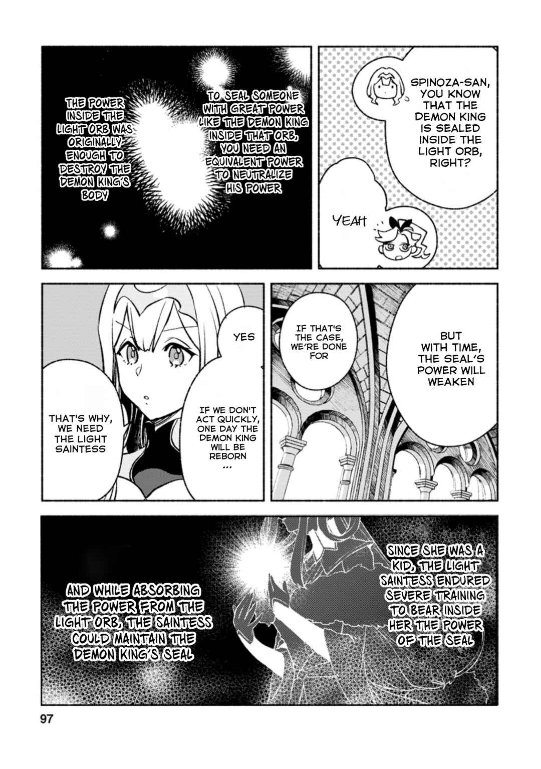 Sono Monban, Saikyou ni Tsuki: Tsuihou Sareta Bougyoryoku 9999 no Senshi, Outo no Monban to shite Musou Suru Chapter 14.1 - Page 6
