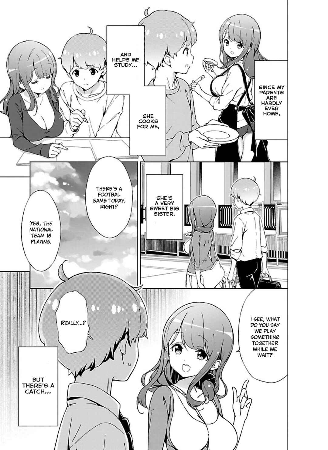 Onee-chan wa Game wo Suruto Hito ga Kawaru Onee-chan Chapter 1 - Page 3