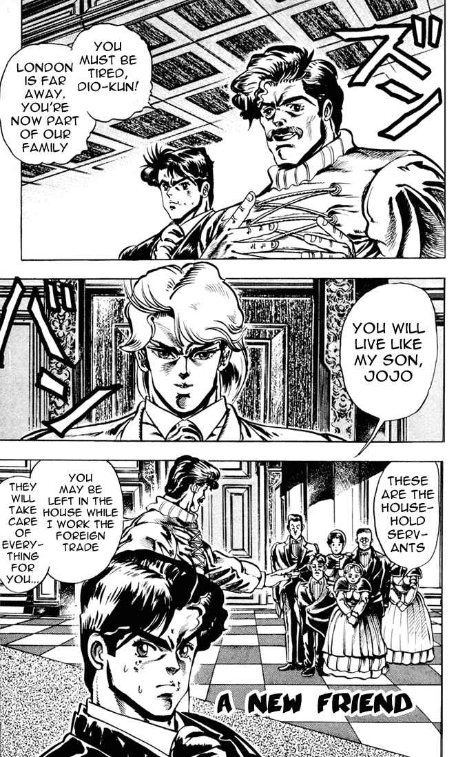 JoJo no Kimyou na Bouken: Part 1 - Phantom Blood Chapter 2 - Page 1