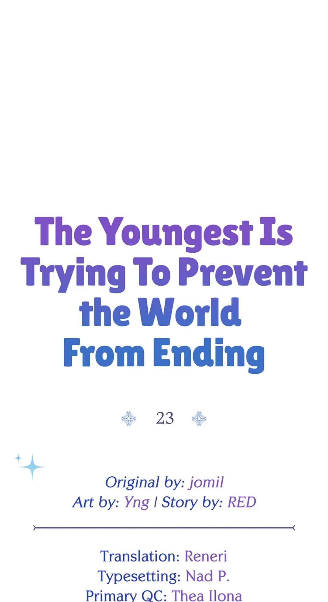 The Youngest Is Trying to Prevent the World From Ending Chapter 23 - Page 16
