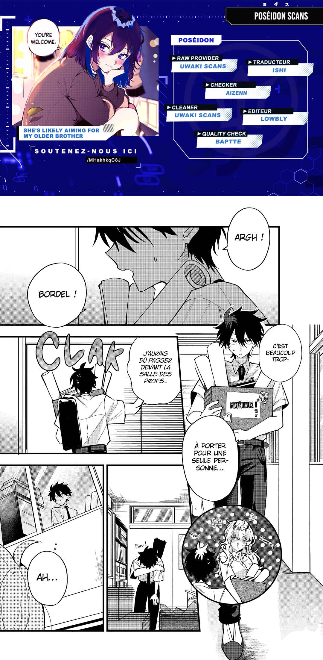Osoraku Kanojo wa Ore no Aniki wo Neratteru Chapter 15 - Page 1