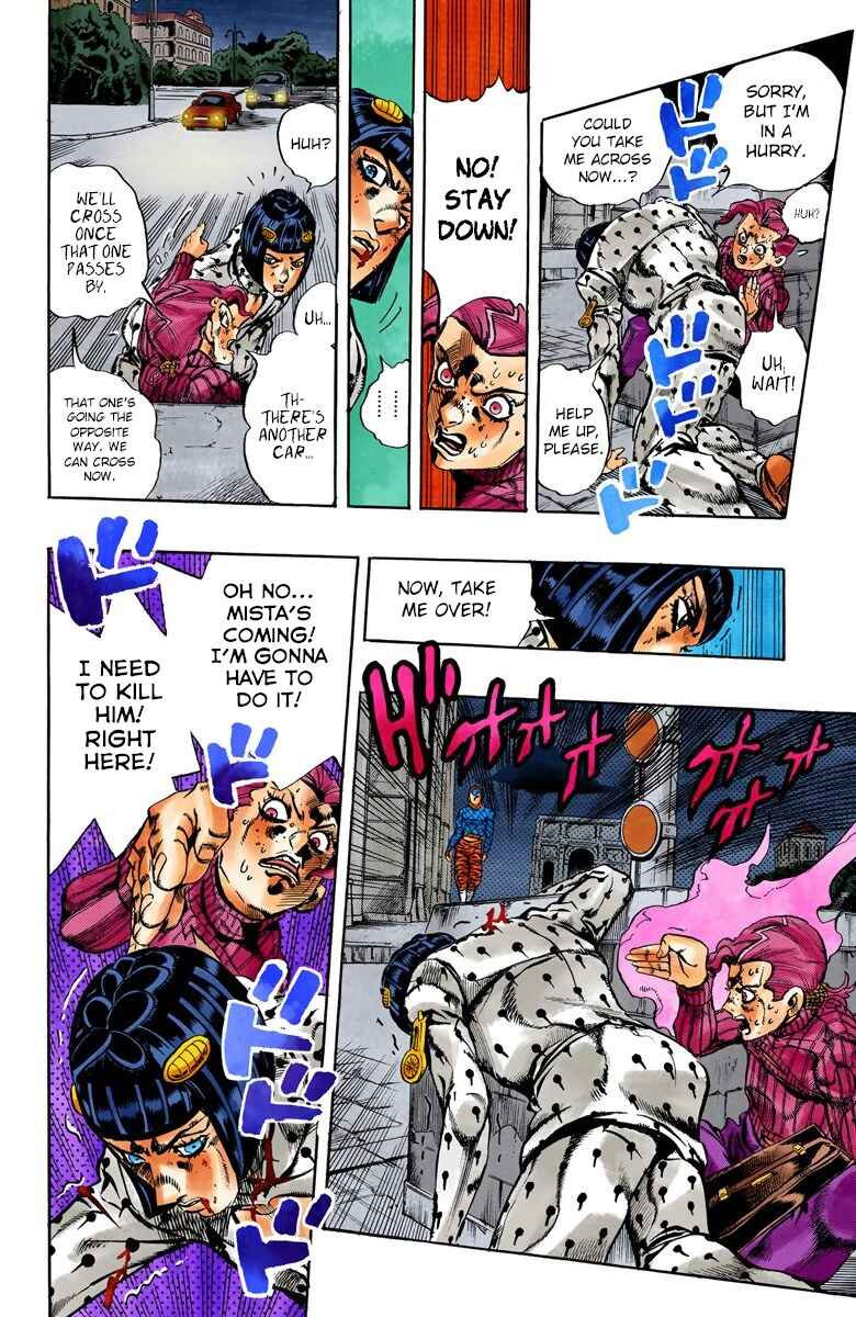 JoJo no Kimyou na Bouken: Part 5 - Ougon no Kaze Color-ban Chapter 129 - Page 10