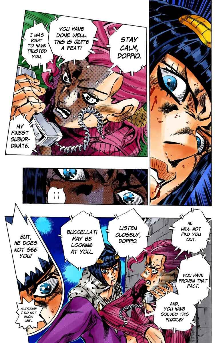 JoJo no Kimyou na Bouken: Part 5 - Ougon no Kaze Color-ban Chapter 129 - Page 13