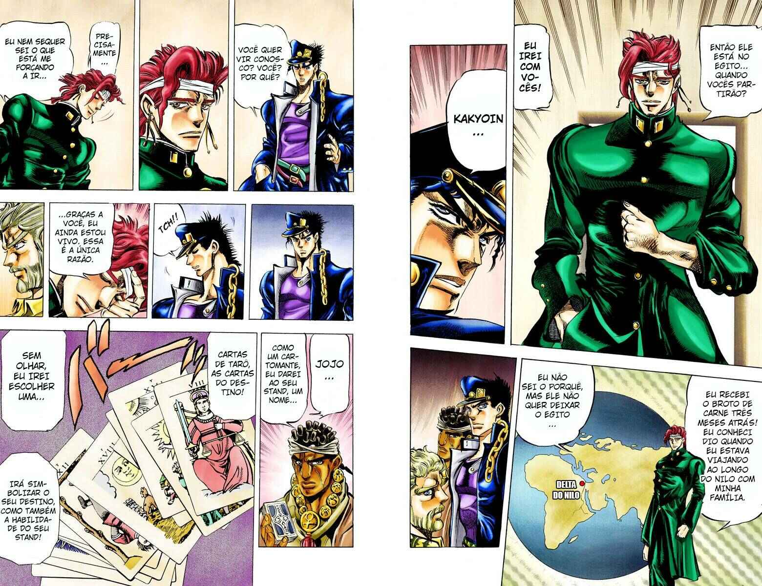 JoJo no Kimyou na Bouken: Part 3 - Stardust Crusaders Color-ban Chapter 8 - Page 10