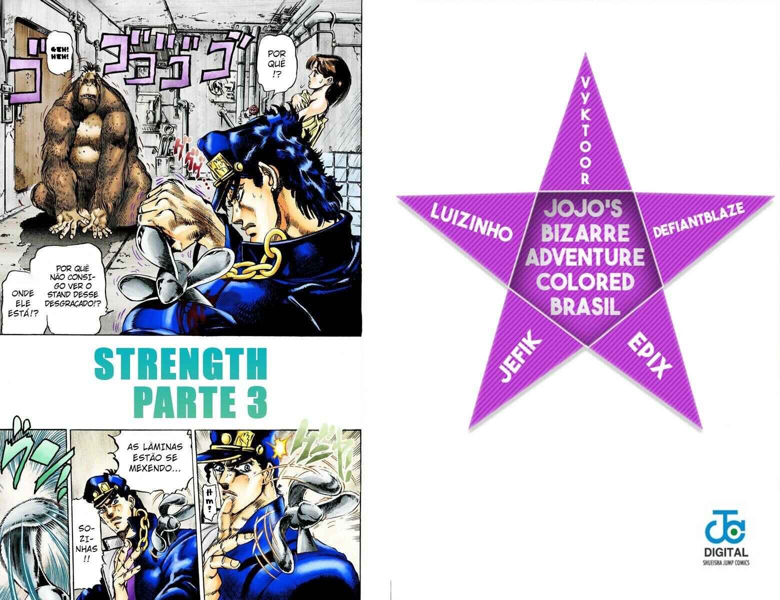 JoJo no Kimyou na Bouken: Part 3 - Stardust Crusaders Color-ban Chapter 19 - Page 1