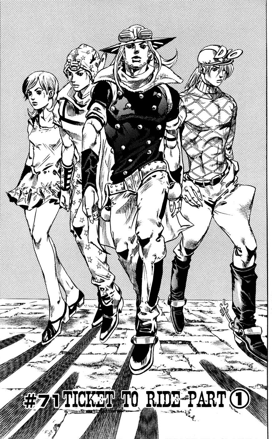 JoJo no Kimyou na Bouken: Part 7 - Steel Ball Run Chapter 71 - Page 1