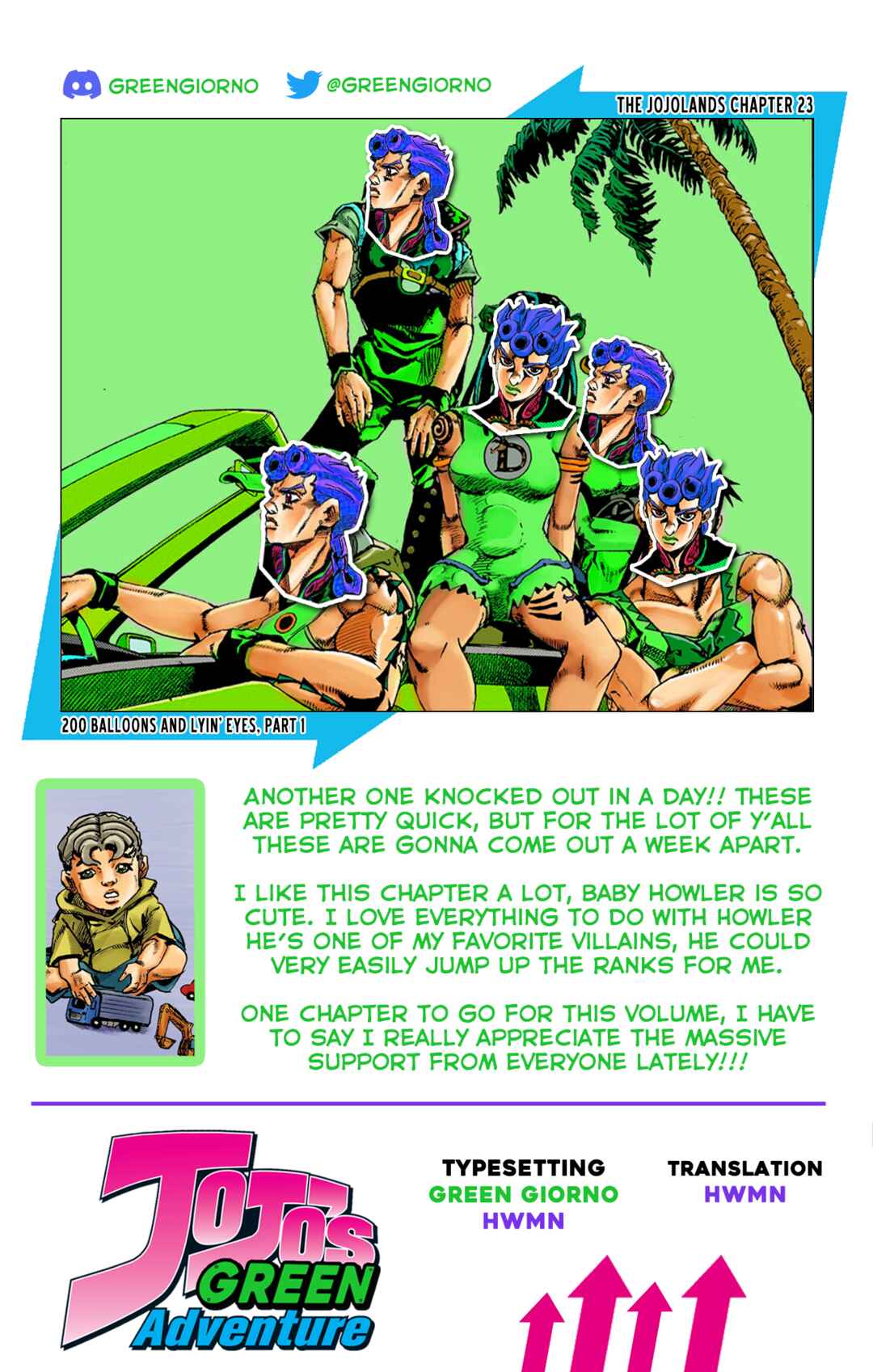 JoJo no Kimyou na Bouken Dai-9-bu: The JOJOLands Color-ban Chapter 23 - Page 43