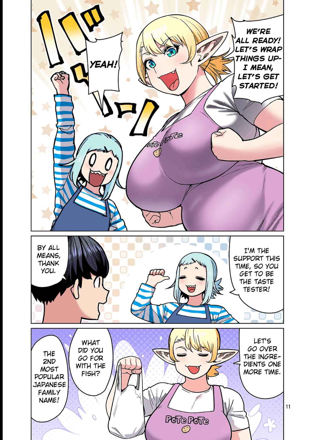 Shin Elf-san wa Yaserarenai. (Official Colored) Chapter 26 - Page 12