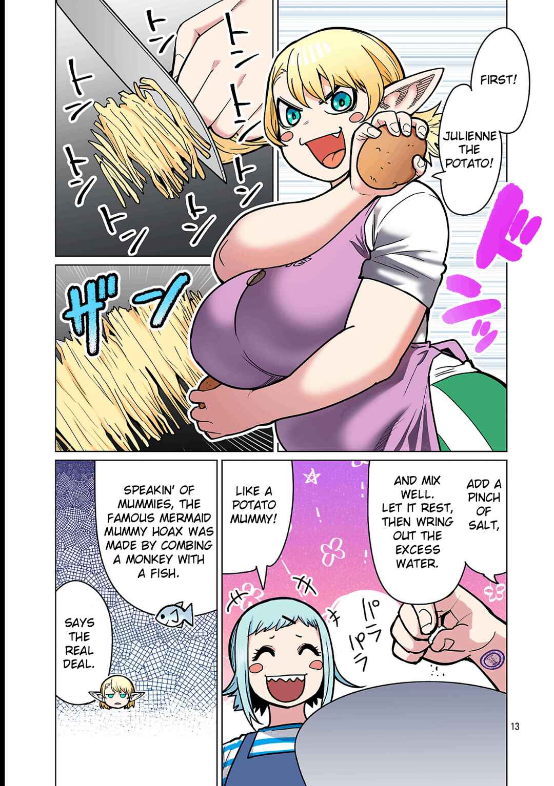 Shin Elf-san wa Yaserarenai. (Official Colored) Chapter 26 - Page 14