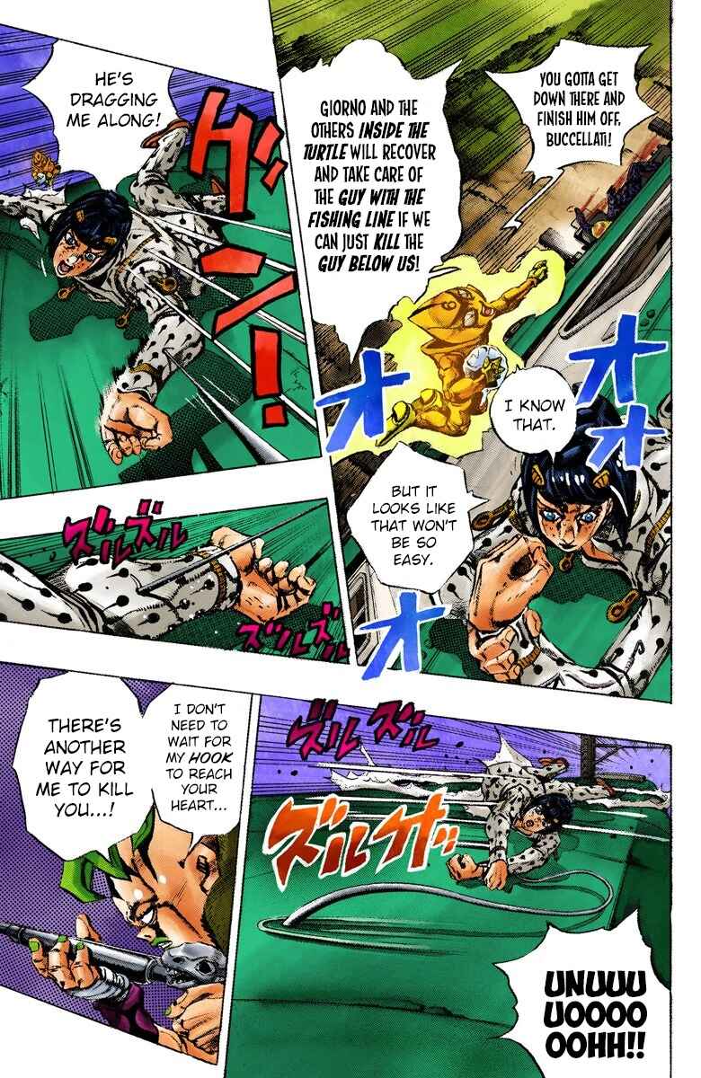 JoJo no Kimyou na Bouken: Part 5 - Ougon no Kaze Color-ban Chapter 57 - Page 9