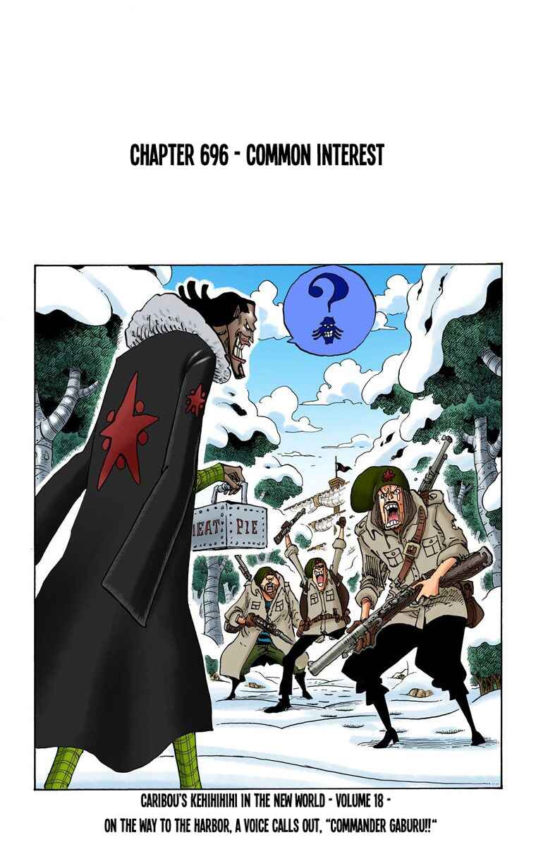 One Piece (Official Colored) Chapter 696 - Page 2