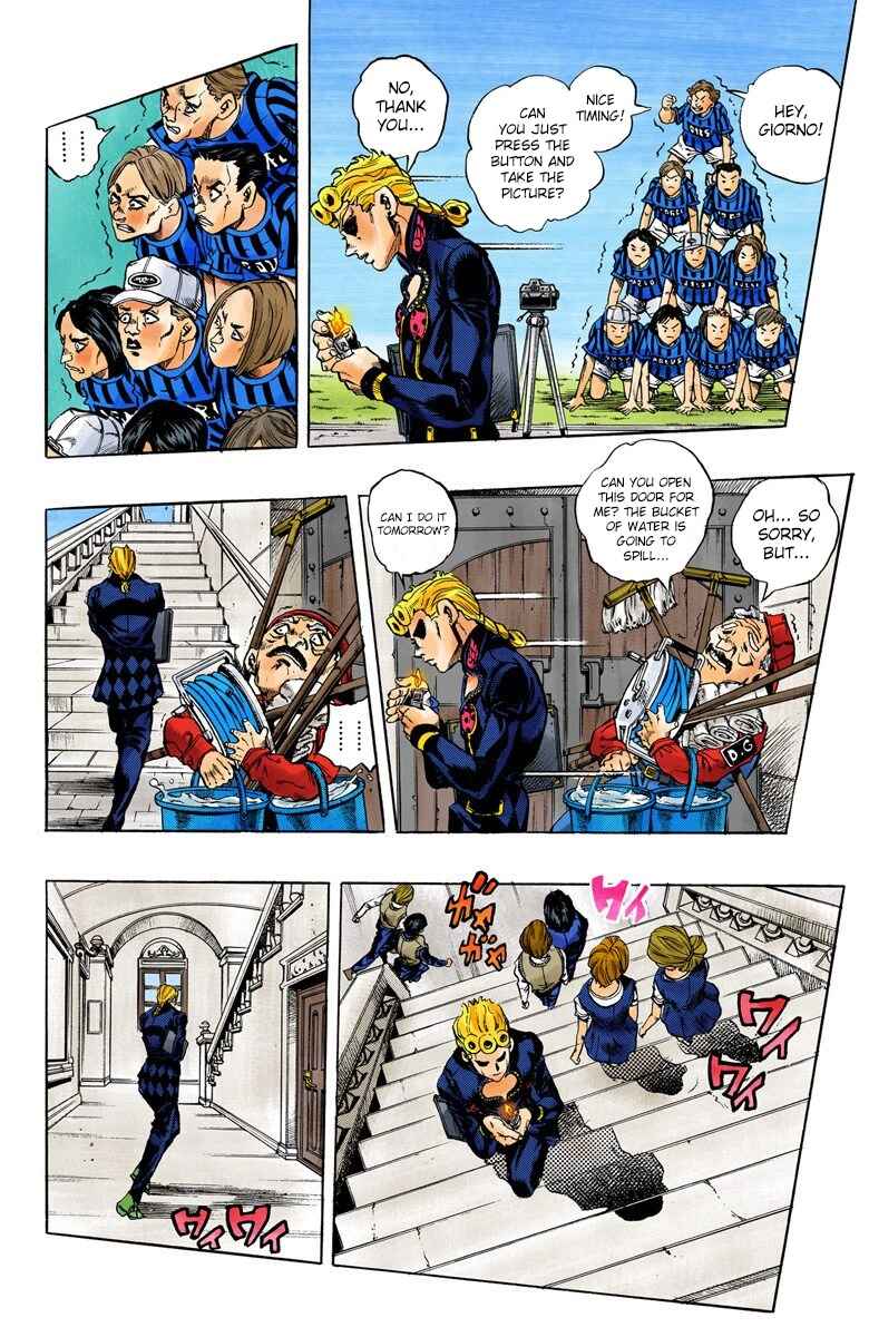 JoJo no Kimyou na Bouken: Part 5 - Ougon no Kaze Color-ban Chapter 11 - Page 3