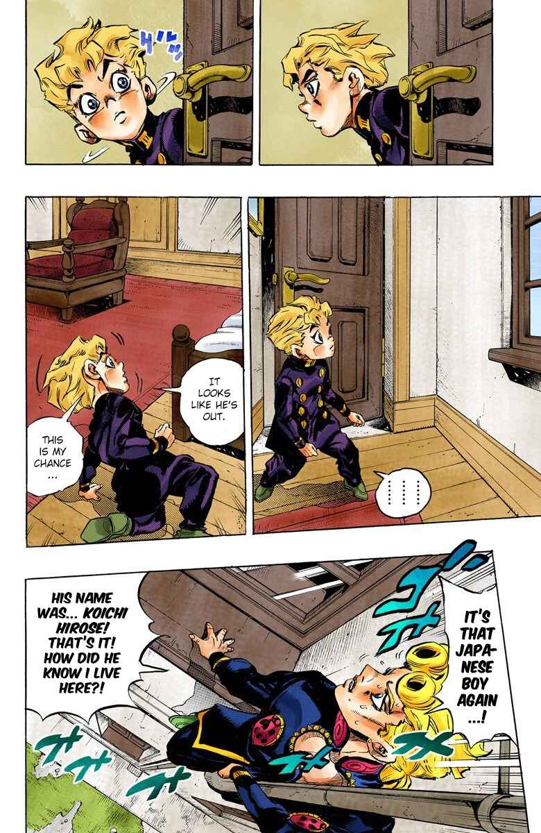 JoJo no Kimyou na Bouken: Part 5 - Ougon no Kaze Color-ban Chapter 11 - Page 9