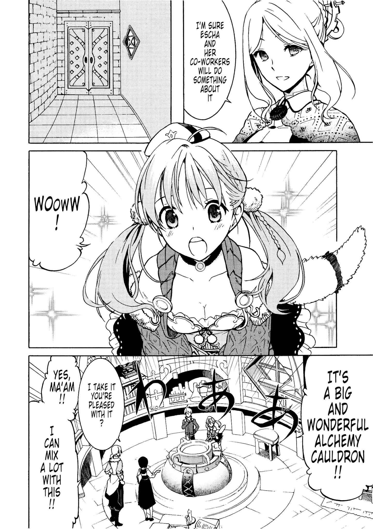 Escha & Logy no Atelier - Tasogare no Sora no Renkinjutsushi Chapter 3 - Page 4