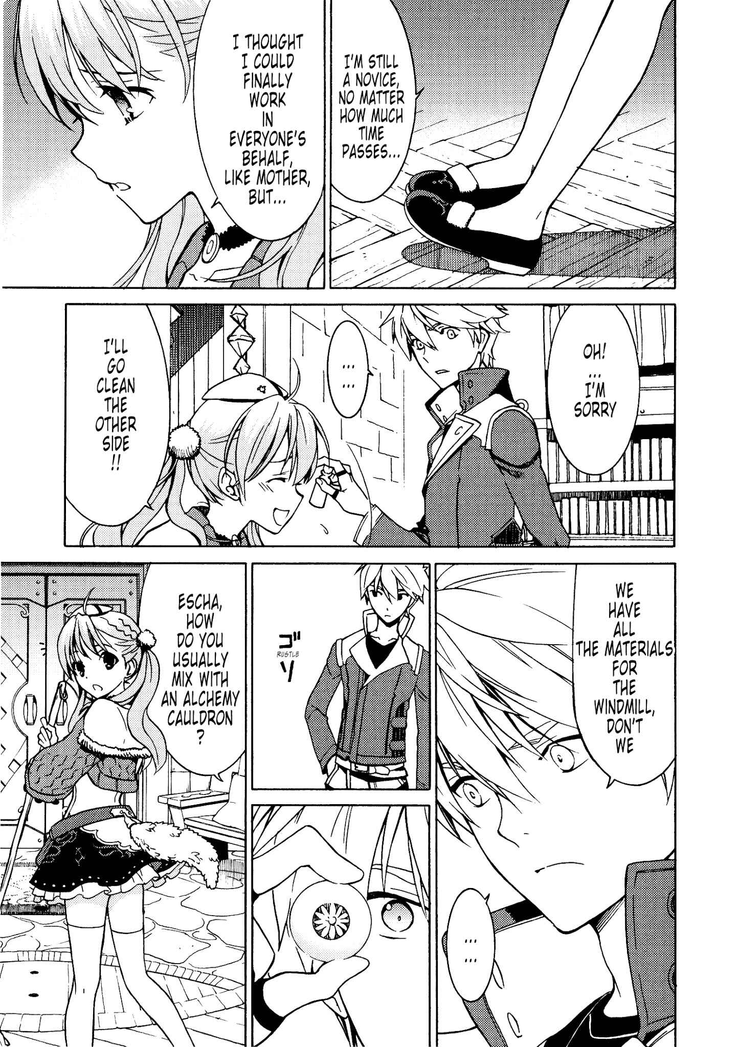 Escha & Logy no Atelier - Tasogare no Sora no Renkinjutsushi Chapter 3 - Page 9