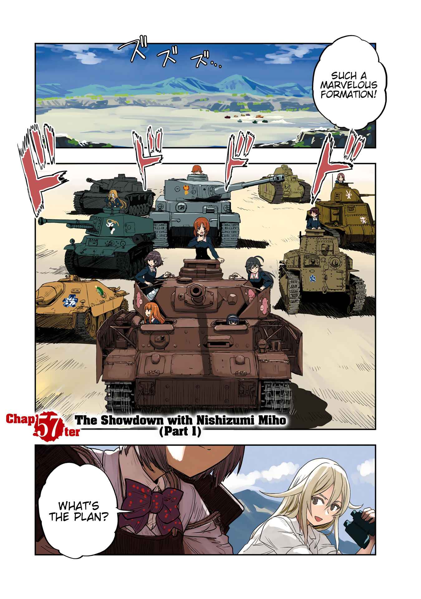 Girls und Panzer: Ribbon no Musha Chapter 57 - Page 2