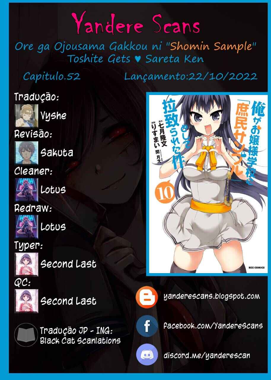 Ore ga Ojousama Gakkou ni "Shomin Sample" to shite Rachirareta Ken Chapter 52 - Page 1