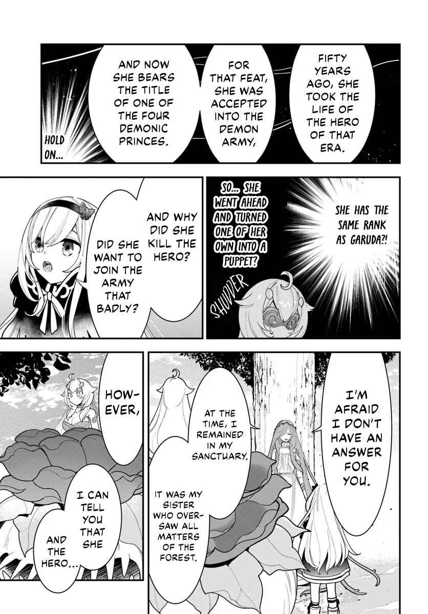 Shokubutsu Monster Musume Nikki: Seijo datta Watashi ga Uragirareta Hate ni Alraune ni Tensei Shite Shimatta node, kore kara wa Kougousei o Shinagara Shizuka ni Shokubutsu Life o Sugoshimasu Chapter 27 - Page 10