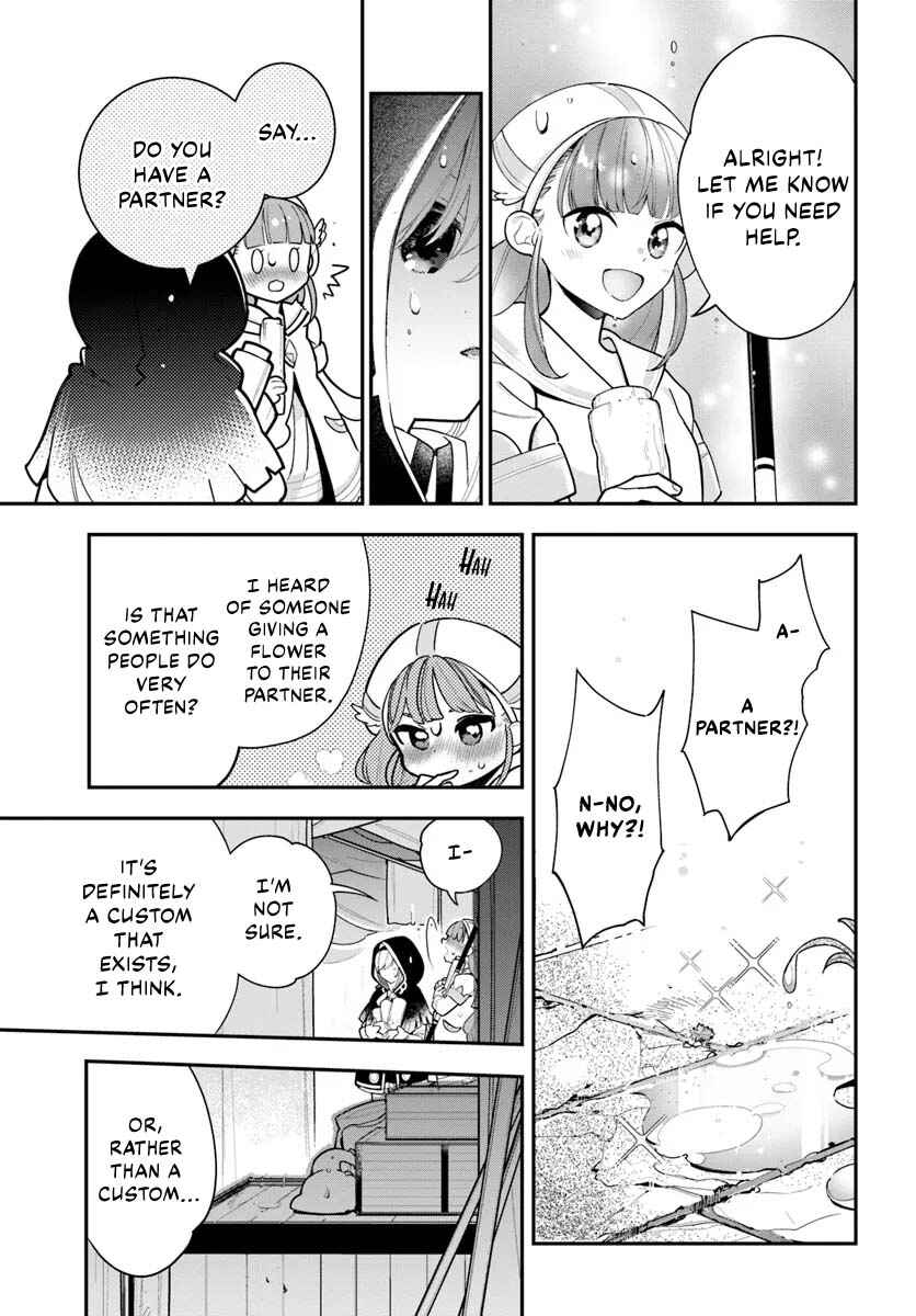 Shokubutsu Monster Musume Nikki: Seijo datta Watashi ga Uragirareta Hate ni Alraune ni Tensei Shite Shimatta node, kore kara wa Kougousei o Shinagara Shizuka ni Shokubutsu Life o Sugoshimasu Chapter 27 - Page 23