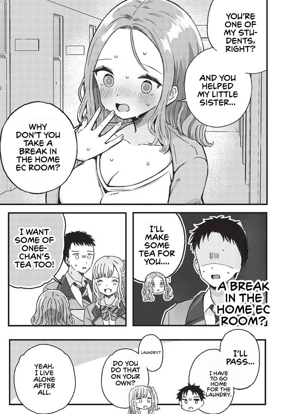 Motokano Sensei wa, Choppiri Ecchi na Katei Houmon de Kimi to no Ai wo Hagukumitai. Chapter 5 - Page 15