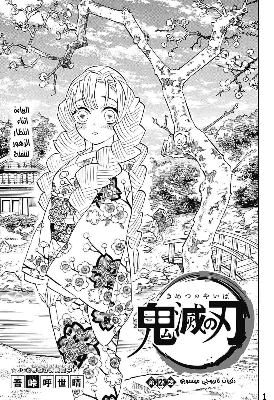 Demon Slayer: Kimetsu no Yaiba Chapter 123 - Page 1
