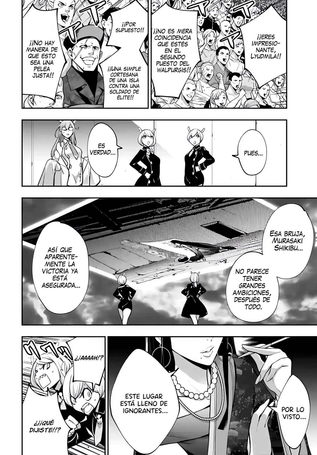 Majo Taisen - 32-nin no Isai no Majo wa Koroshiau Chapter 59 - Page 16