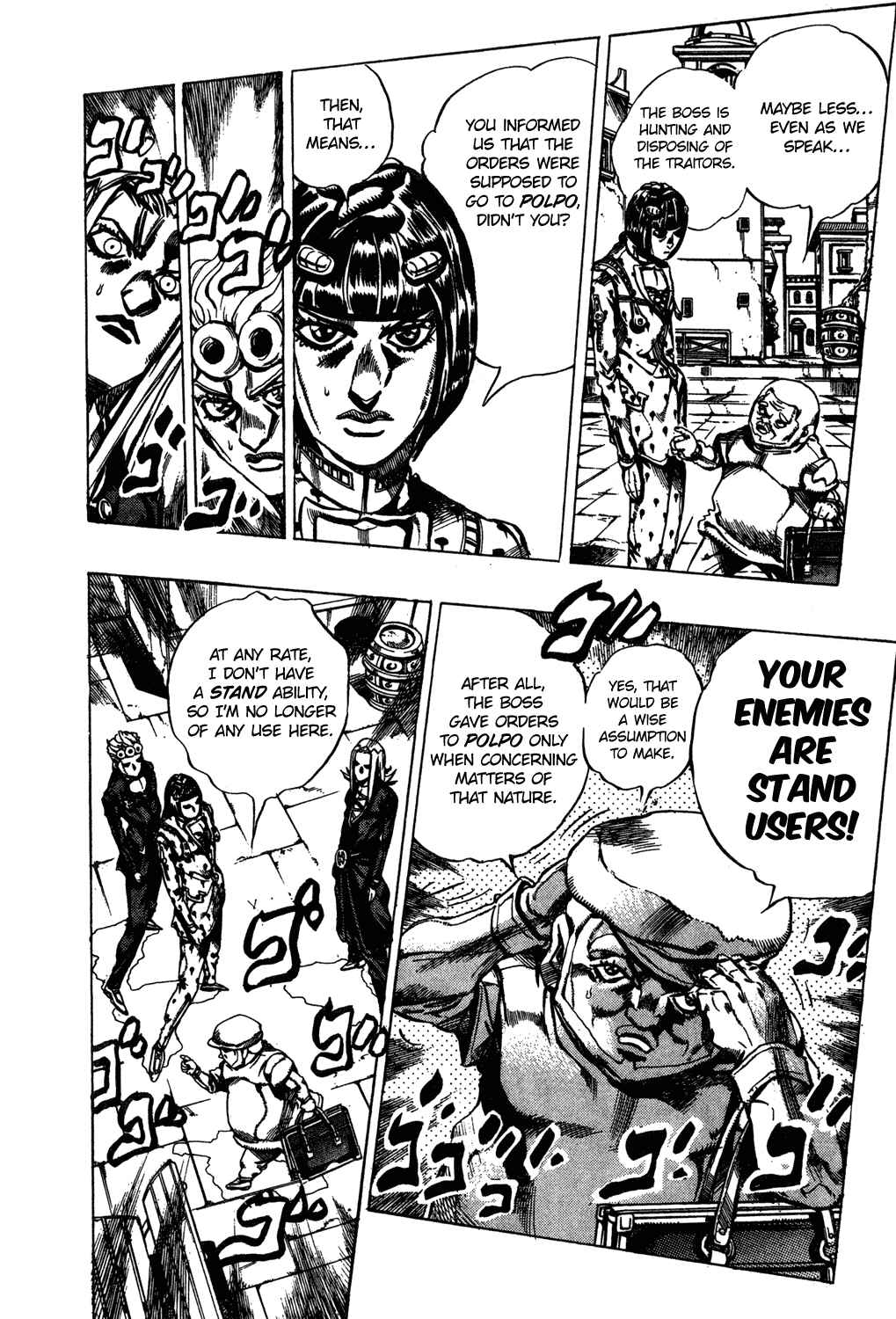 JoJo no Kimyou na Bouken: Part 5 - Ougon no Kaze Chapter 30 - Page 10