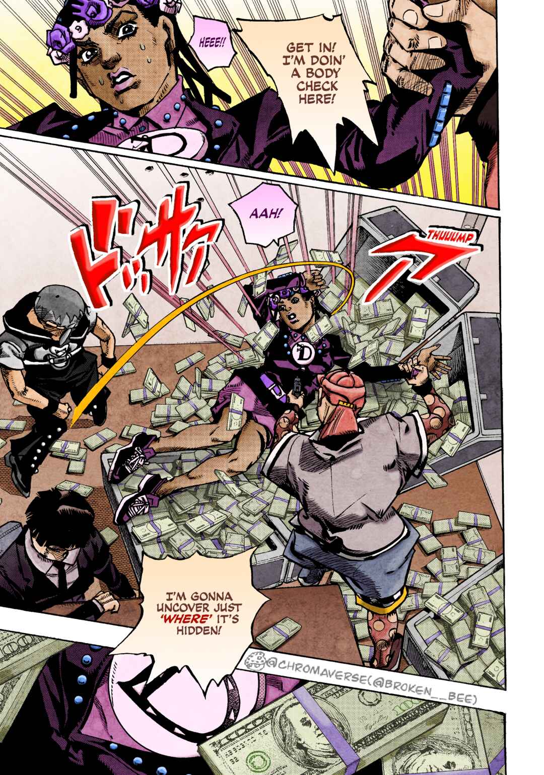 JoJo's Bizarre Adventure Part 9 - The JOJOLands (Fan-Colored) Chapter 24 - Page 12