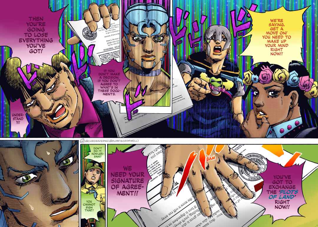 JoJo's Bizarre Adventure Part 9 - The JOJOLands (Fan-Colored) Chapter 24 - Page 26