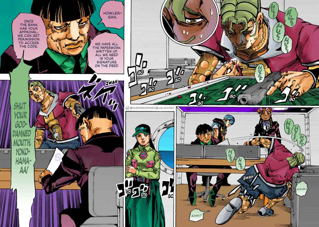 JoJo's Bizarre Adventure Part 9 - The JOJOLands (Fan-Colored) Chapter 24 - Page 4