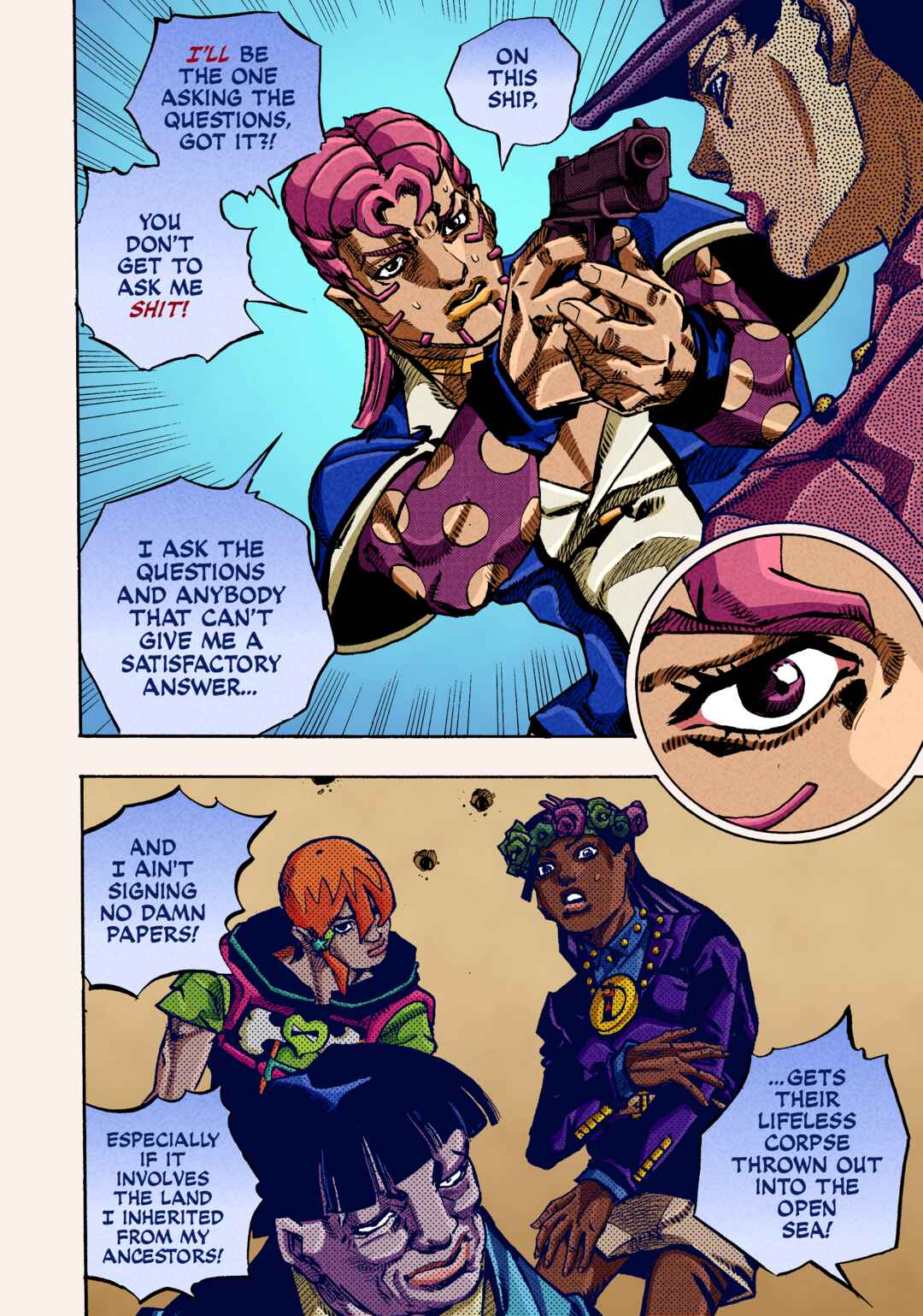 JoJo's Bizarre Adventure Part 9 - The JOJOLands (Fan-Colored) Chapter 24 - Page 52