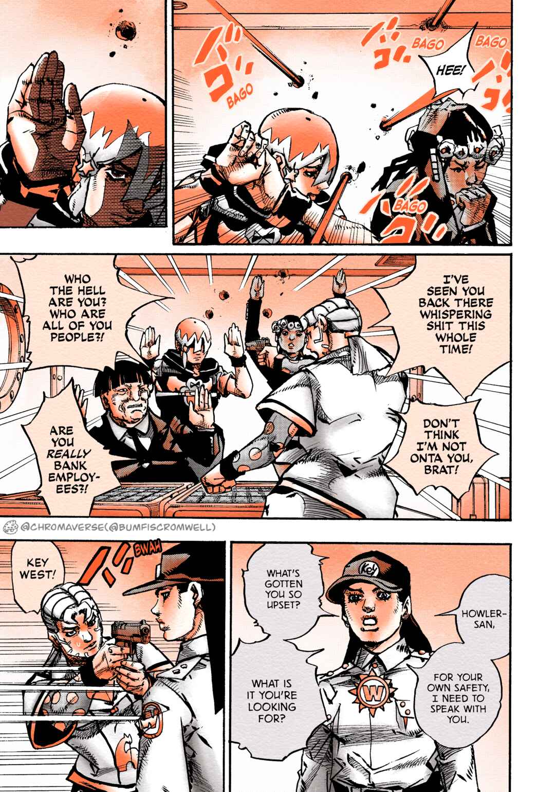 JoJo's Bizarre Adventure Part 9 - The JOJOLands (Fan-Colored) Chapter 24 - Page 6