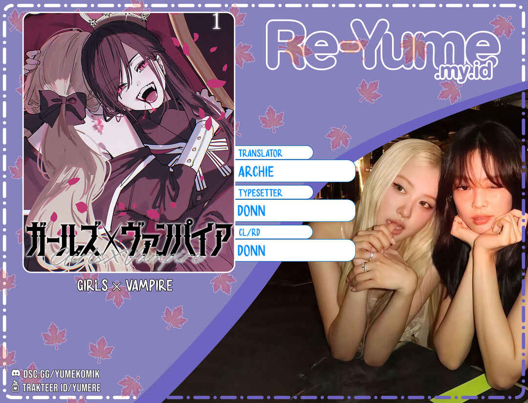 Girls × Vampire (Serialization) Chapter 1 - Page 1