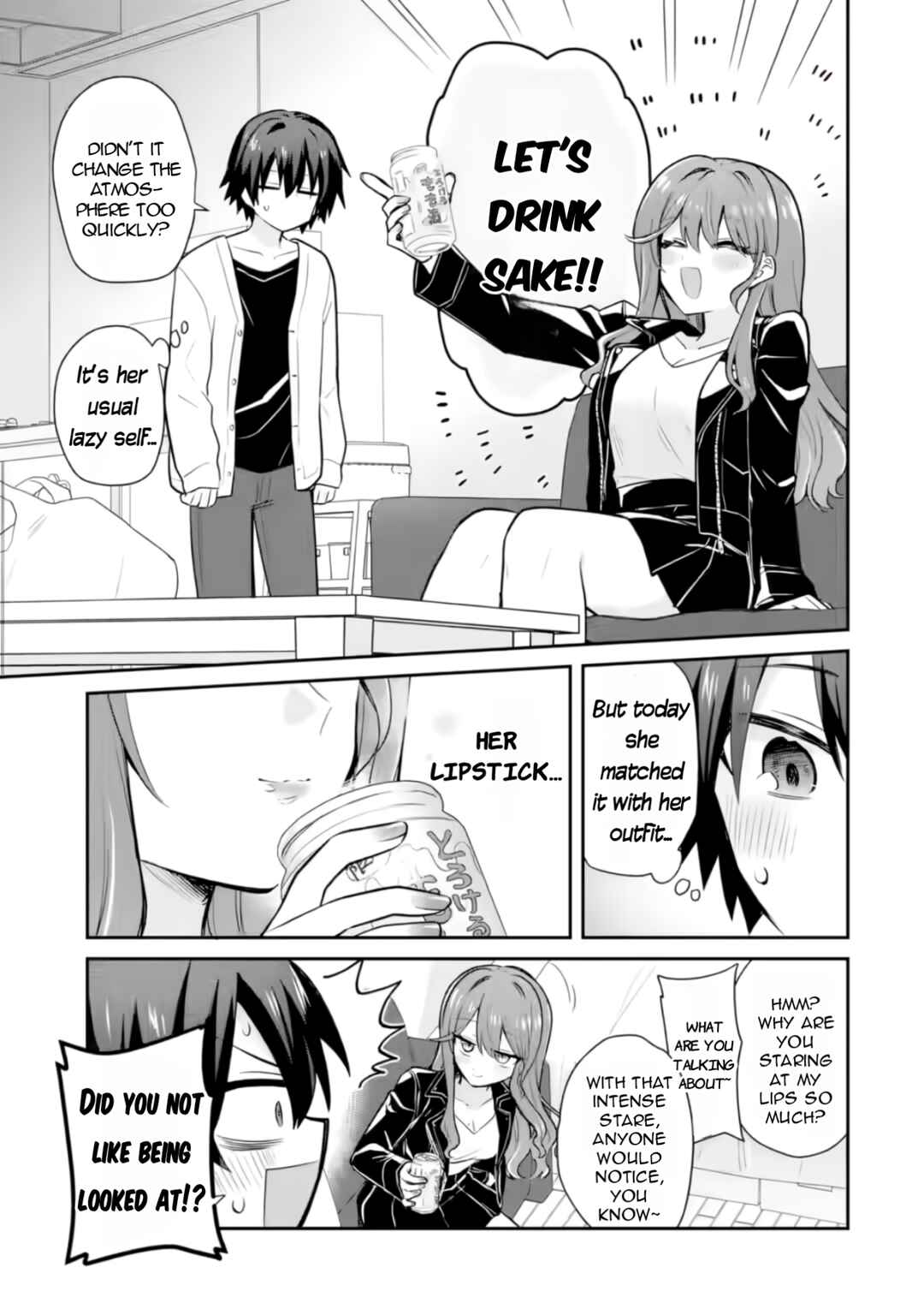 Osake to Senpai Kanojo to no Amaama Doukyo Lovecome wa Nijuusai ni Natte kara Chapter 2 - Page 8
