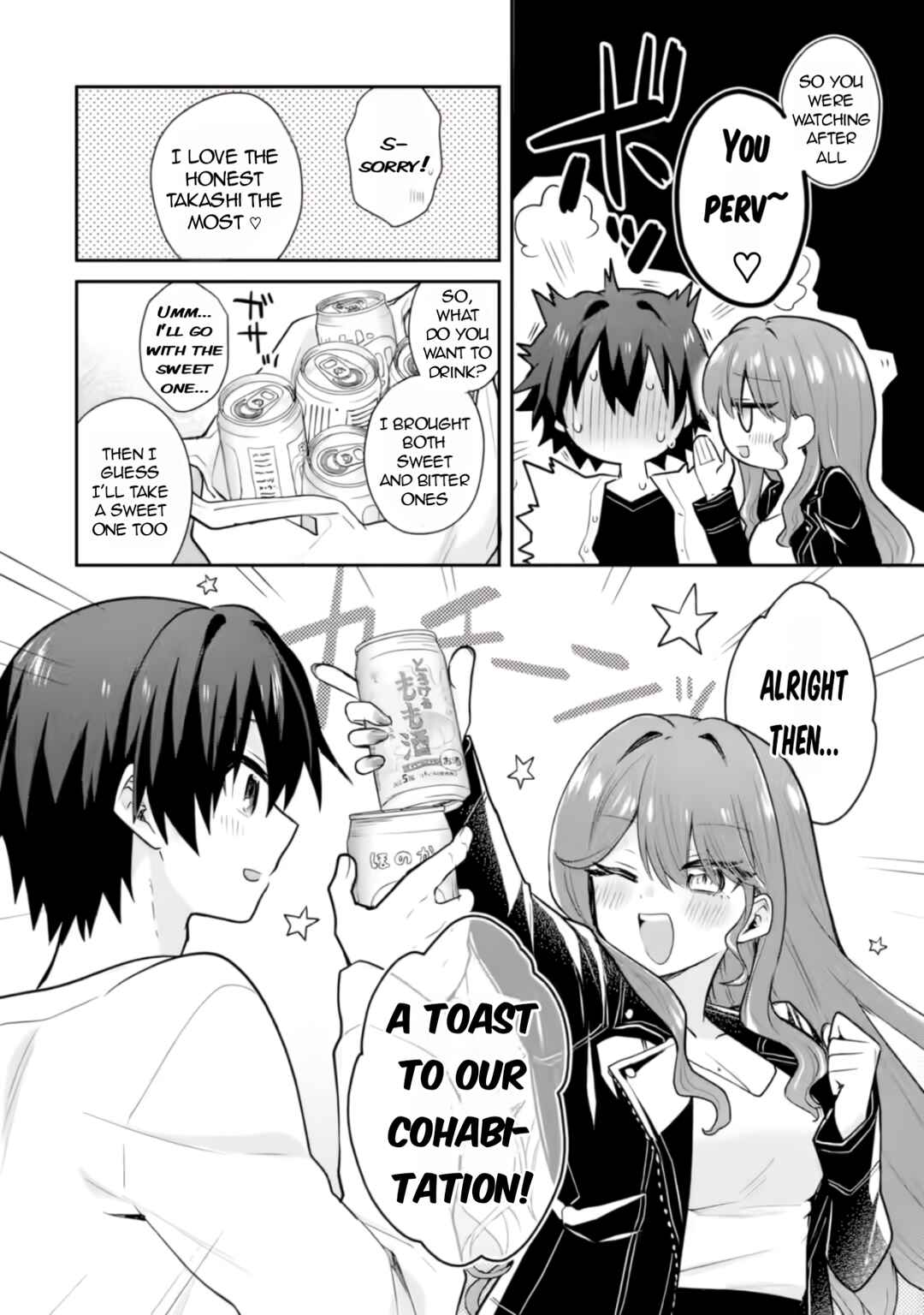 Osake to Senpai Kanojo to no Amaama Doukyo Lovecome wa Nijuusai ni Natte kara Chapter 2 - Page 9