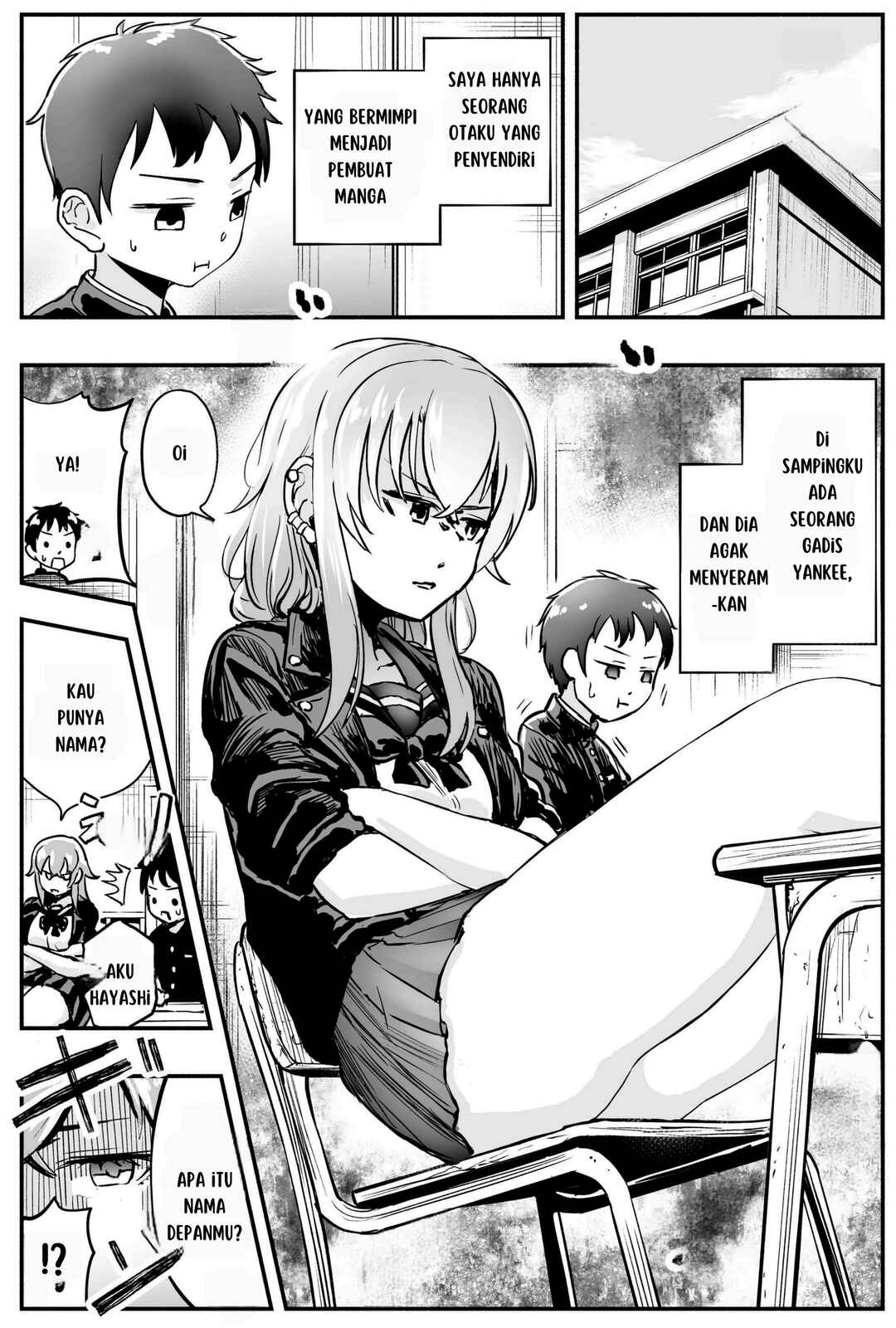 Yankee JK Ayaka-san no Jakuten Chapter 2 - Page 1