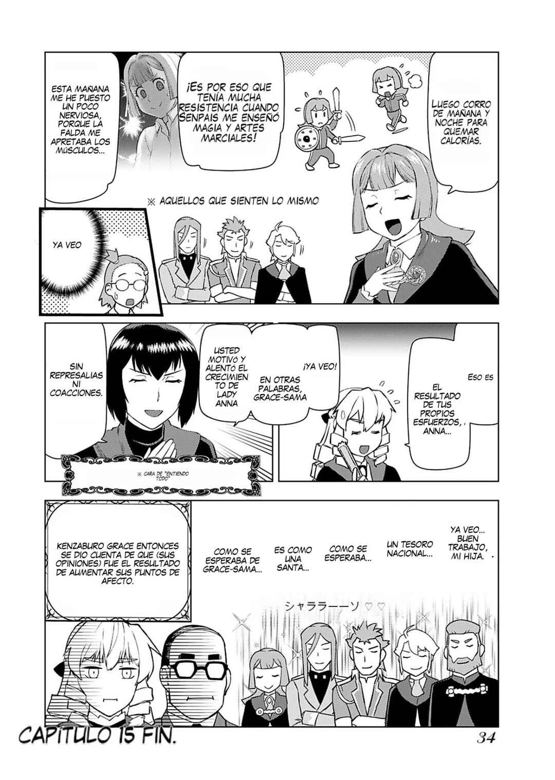 Akuyaku Reijou Tensei Ojisan Chapter 15 - Page 34