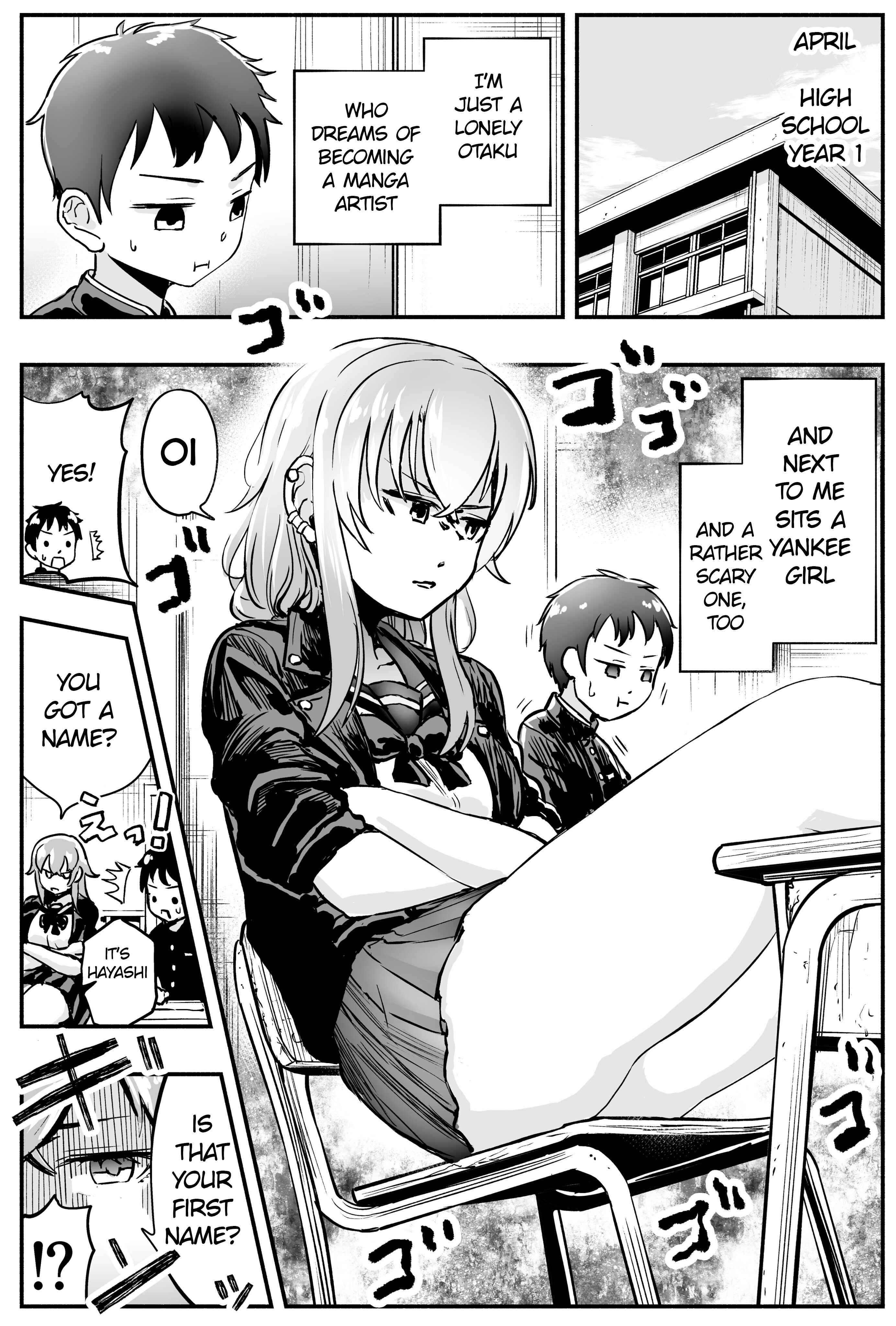 Yankee JK Ayaka-san no Jakuten Chapter 2 - Page 1